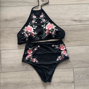 Cupshe high waste floral swim